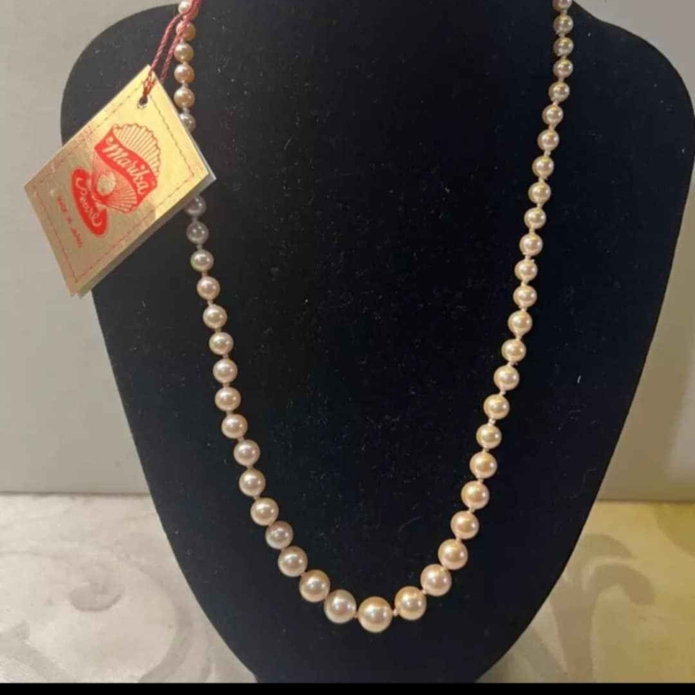 Marika Cream Pearl Necklace Classic Jewelry